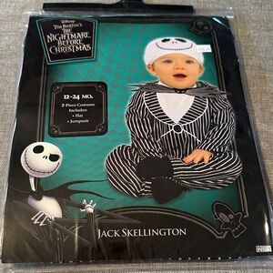 Disney Jack Skellington Baby Costume - Black and White